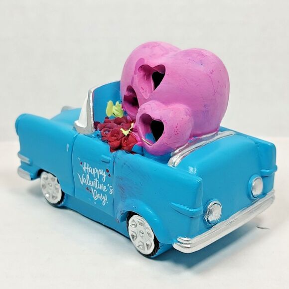 Happy Valentine's Day Light Up Convertible Car Decor Roses Hearts Multicolor - Picture 4 of 15